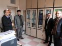 گزارش تصویری از بازدید هیات رئیسه دانشگاه از دانشکده علوم زمین